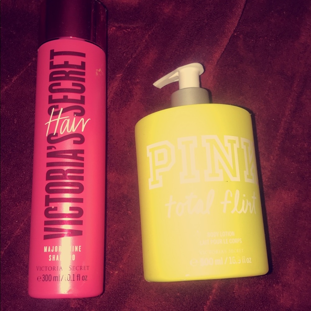 Lotion and shampoo